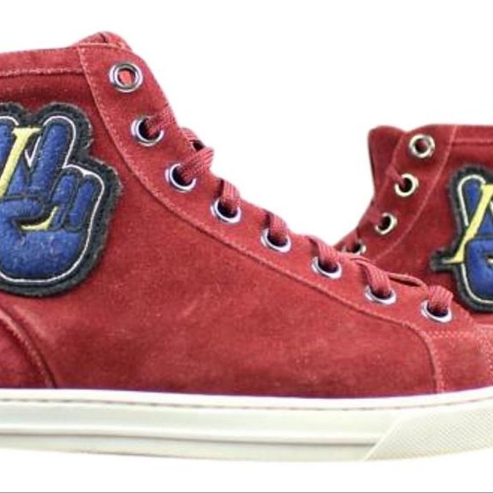 Louis Vuitton Rare High Top World Peace Sign Varsi - Picture 2 of 10